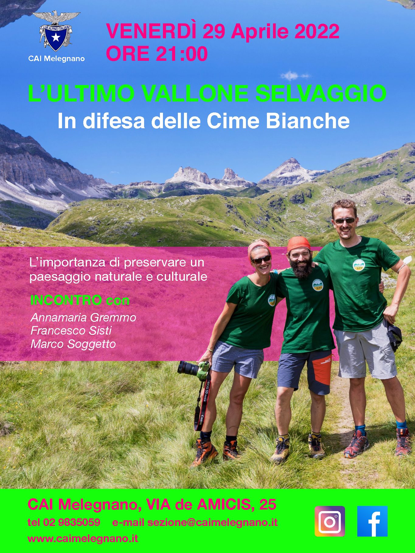 L’ultimo vallone selvaggio: in difesa delle Cime Bianche