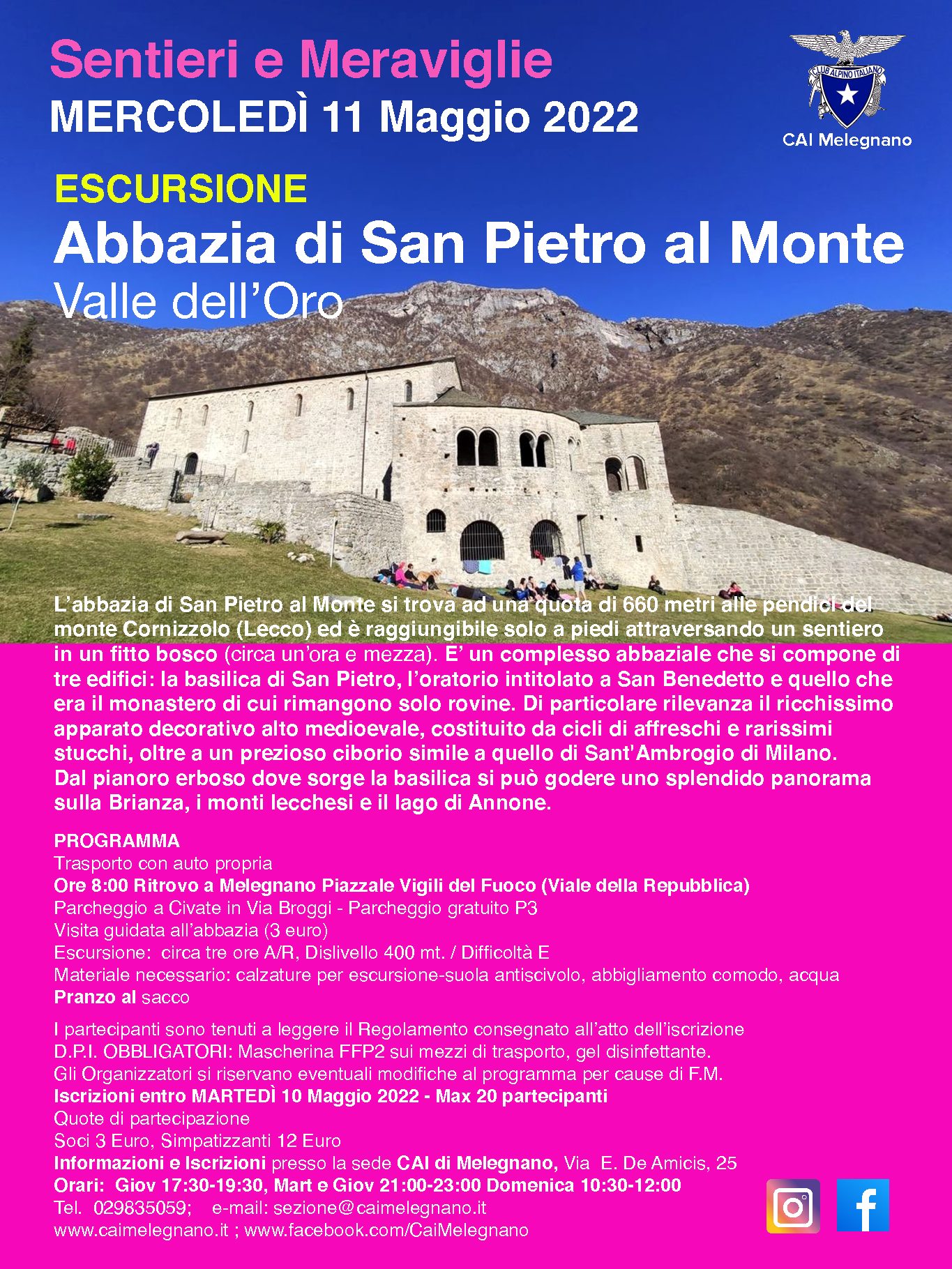 Escursione Abbazia di San Pietro al Monte a Civate