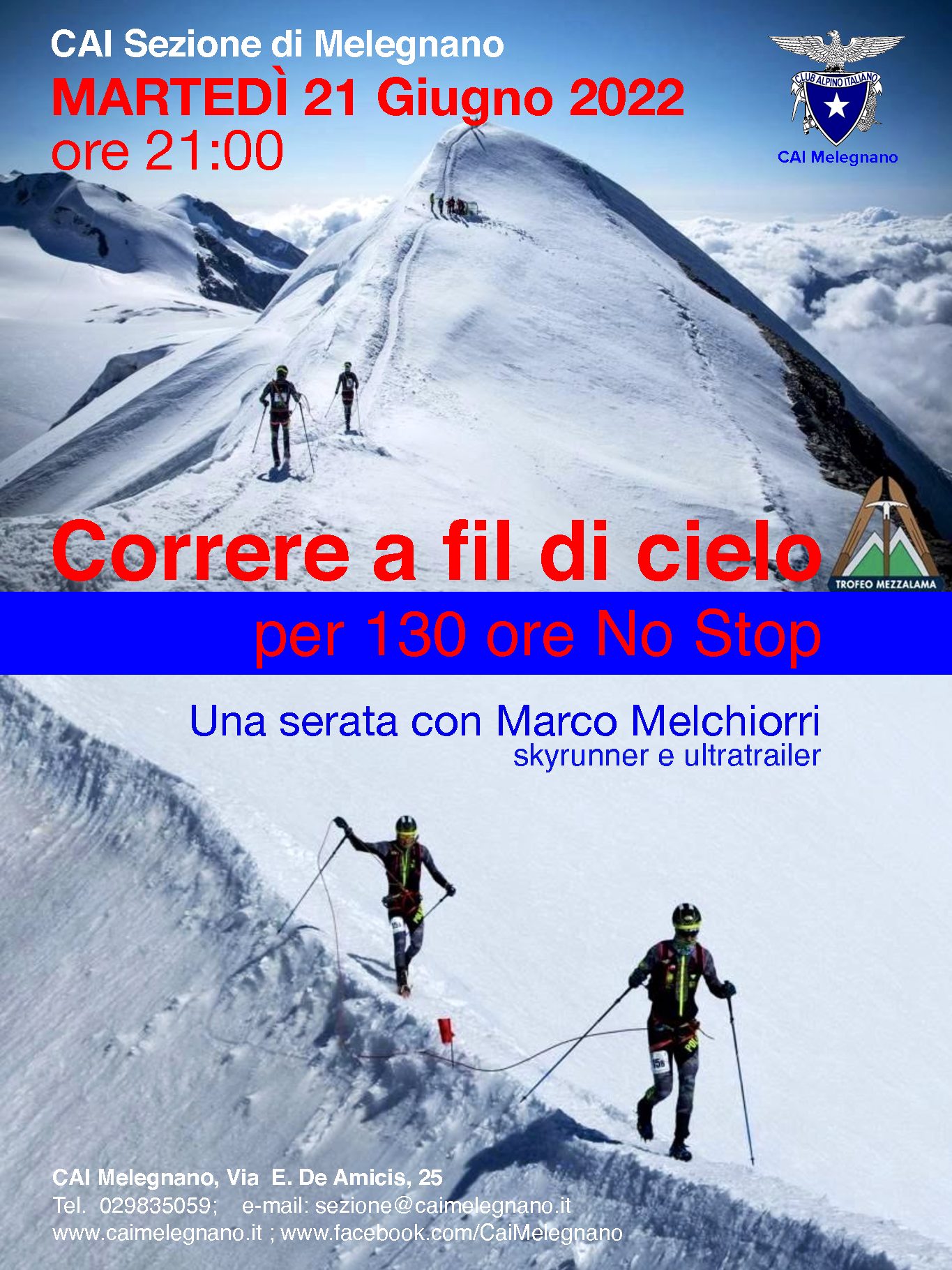 Correre a fil di cielo