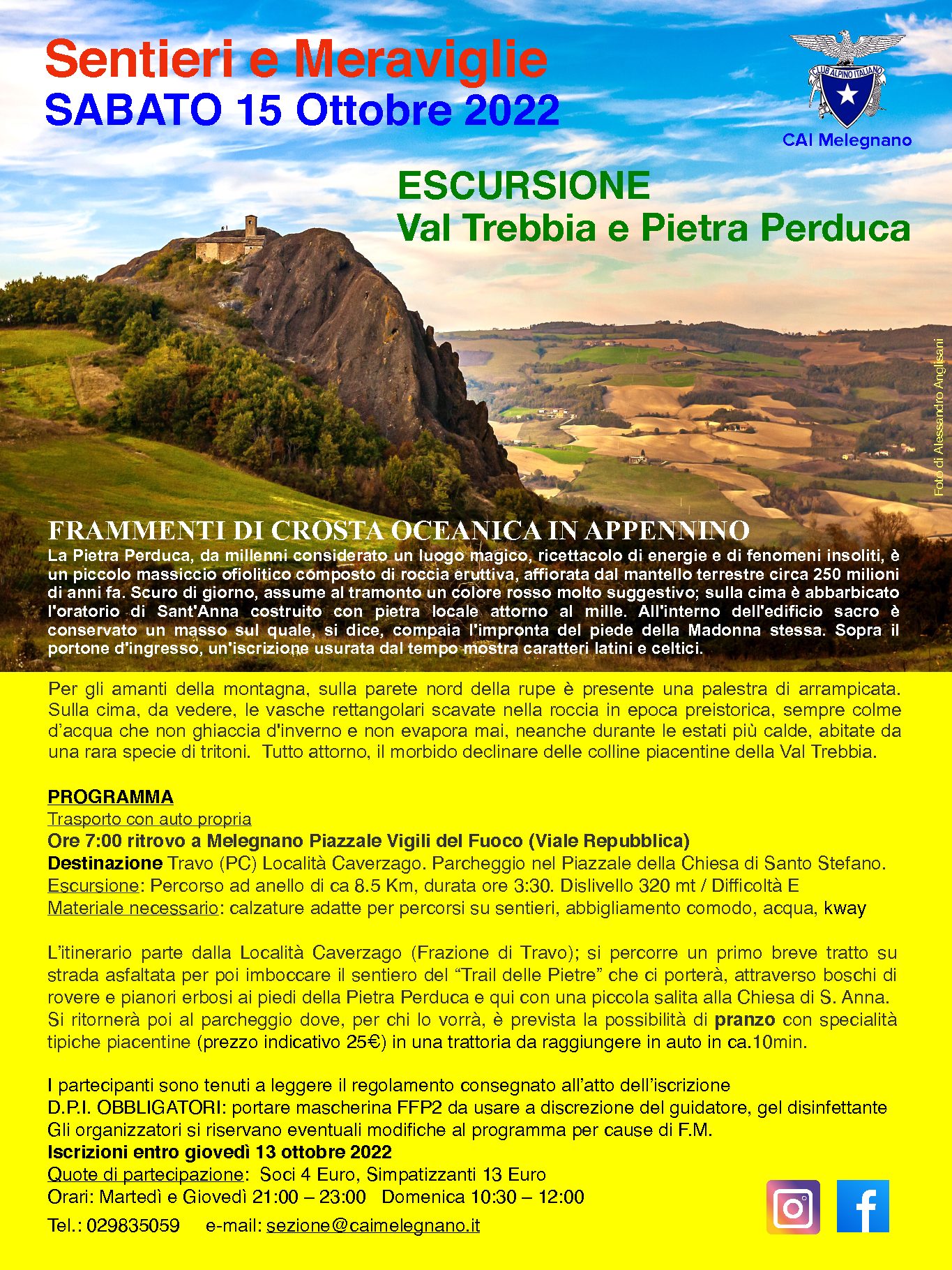 Escursione Val Trebbia e Pietra Perduca
