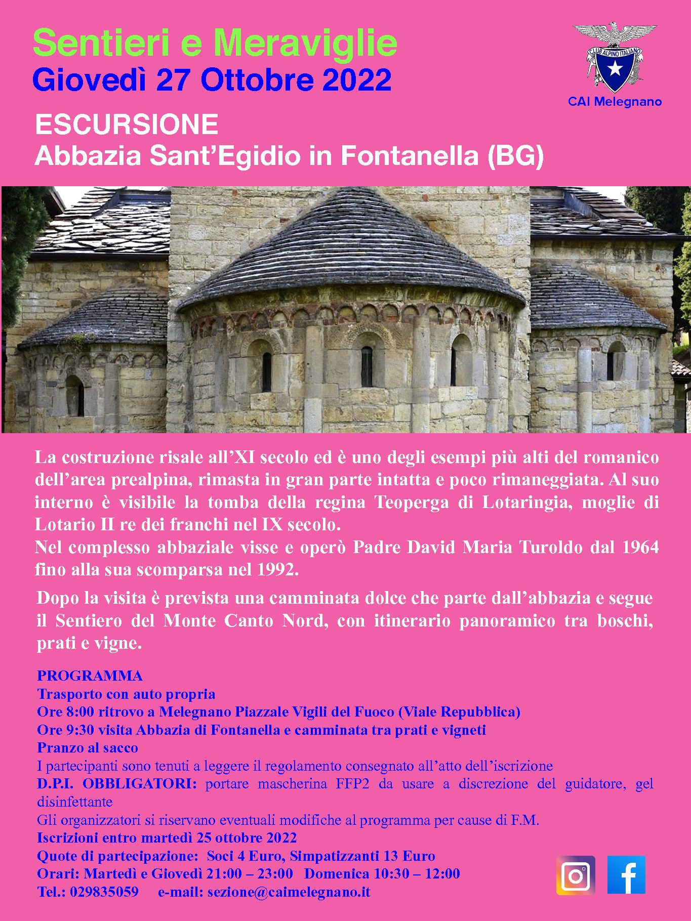 Escursione all’Abbazia di Sant’Egidio in Fontanella (BG)