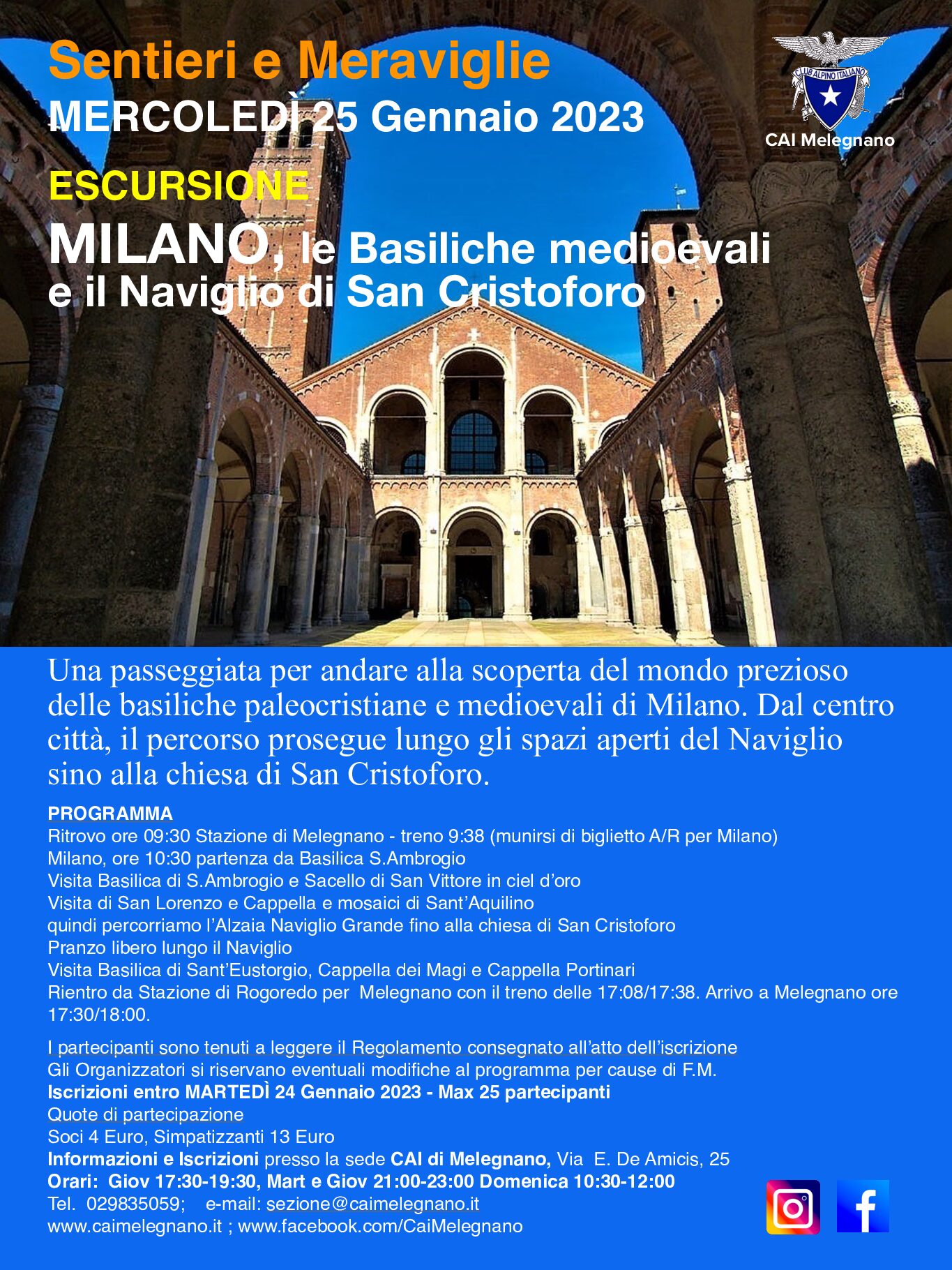 Escursione a MILANO: le Basiliche medioevali e il Naviglio di San Cristoforo