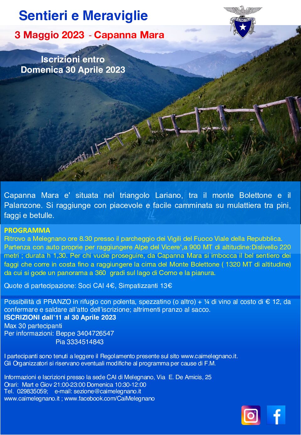 Sentieri e meraviglie: capanna Mara