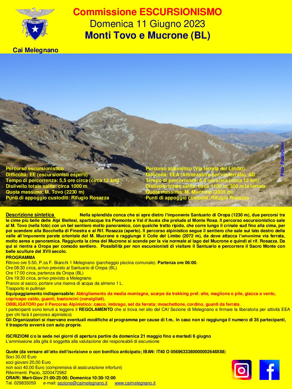 Monti Tovo e Mucrone (BL)