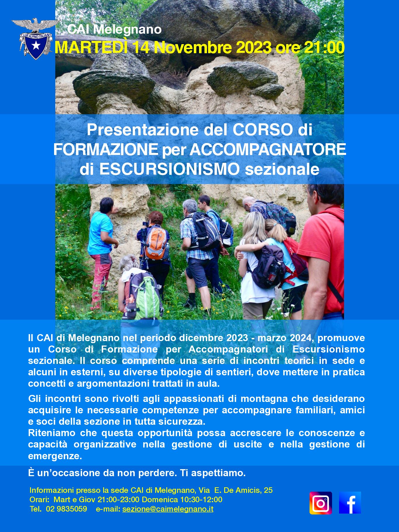 Presentazione corso formazione accompagnatori