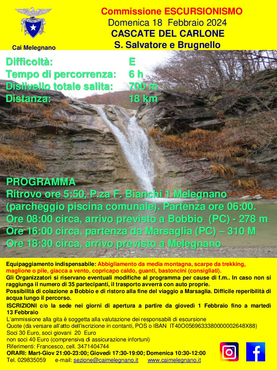 Cascate del Carlone – 18 Febbraio 2024