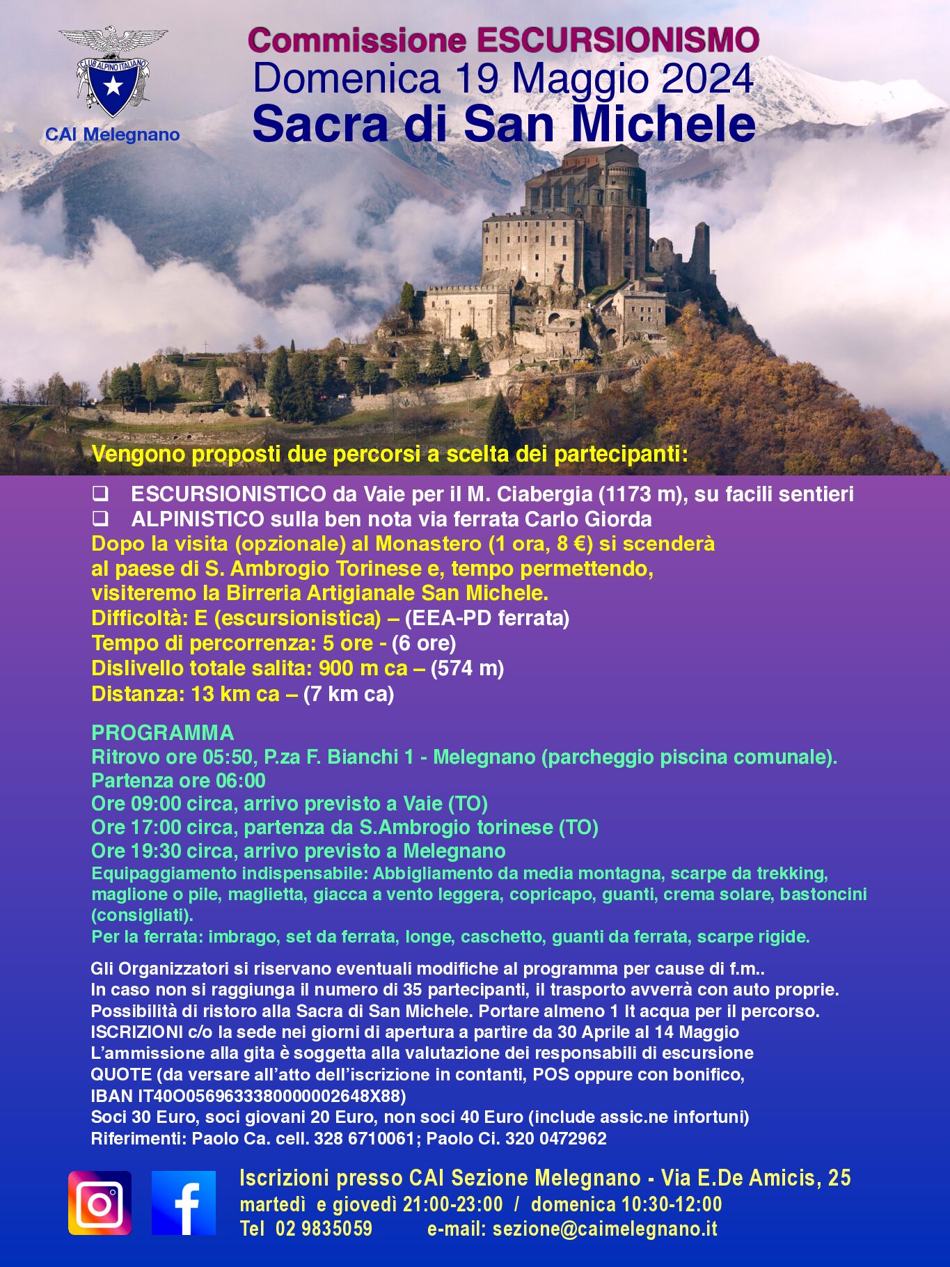 Escursione alla Sacra di San Michele