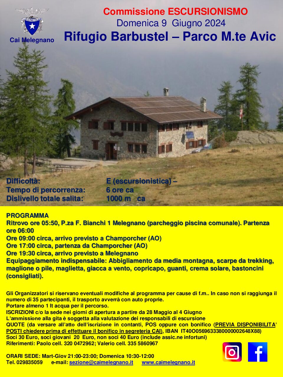 Escursione al Rifugio Barbustel – Parco Monte Avic