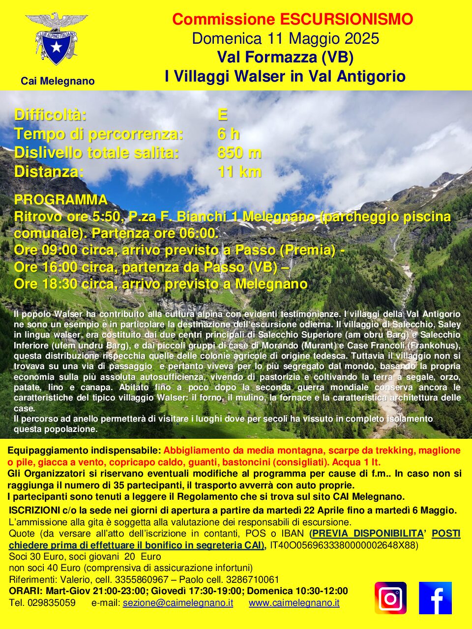 Escursione in Val Formazza