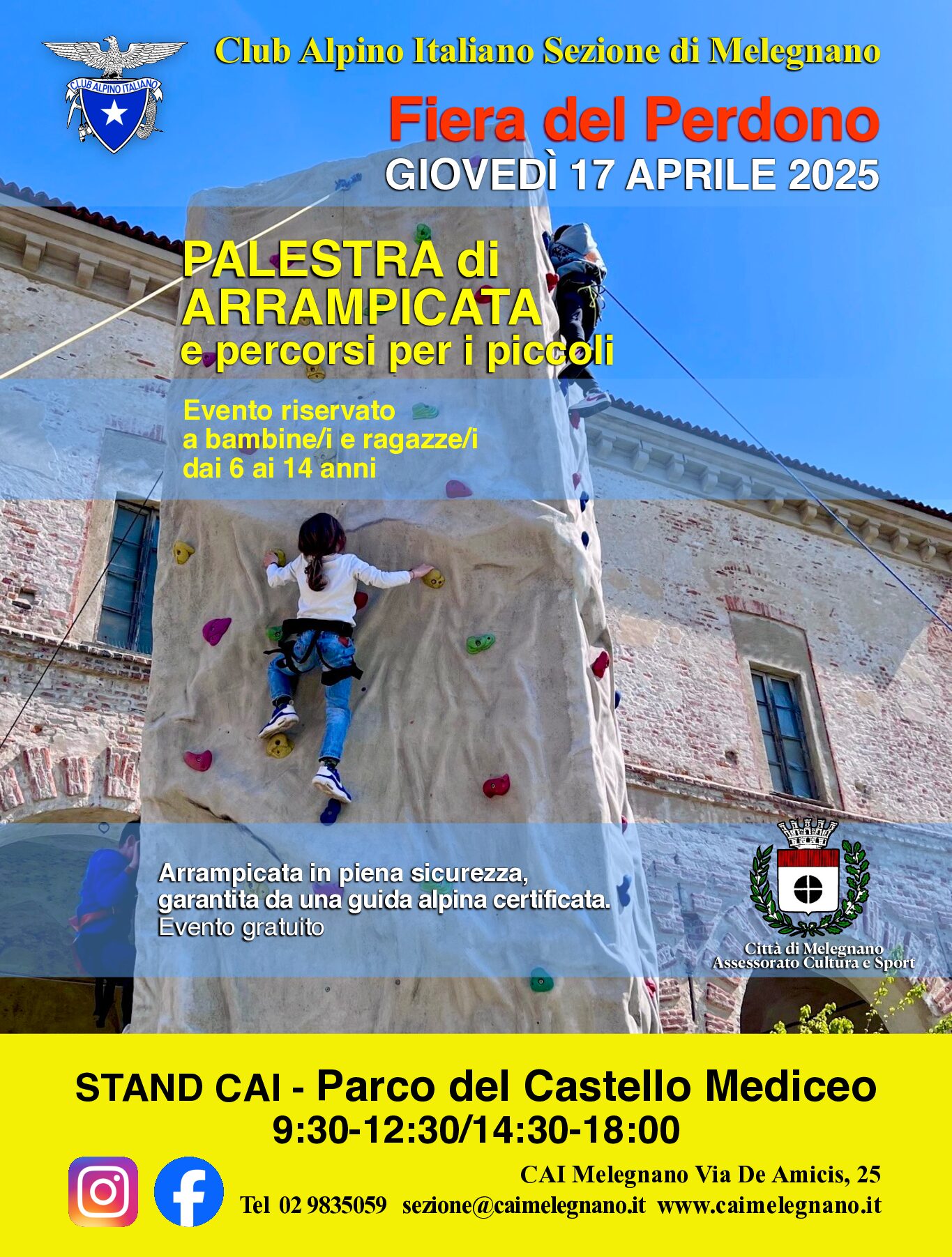 Fiera del Perdono: palestra di arrampicata