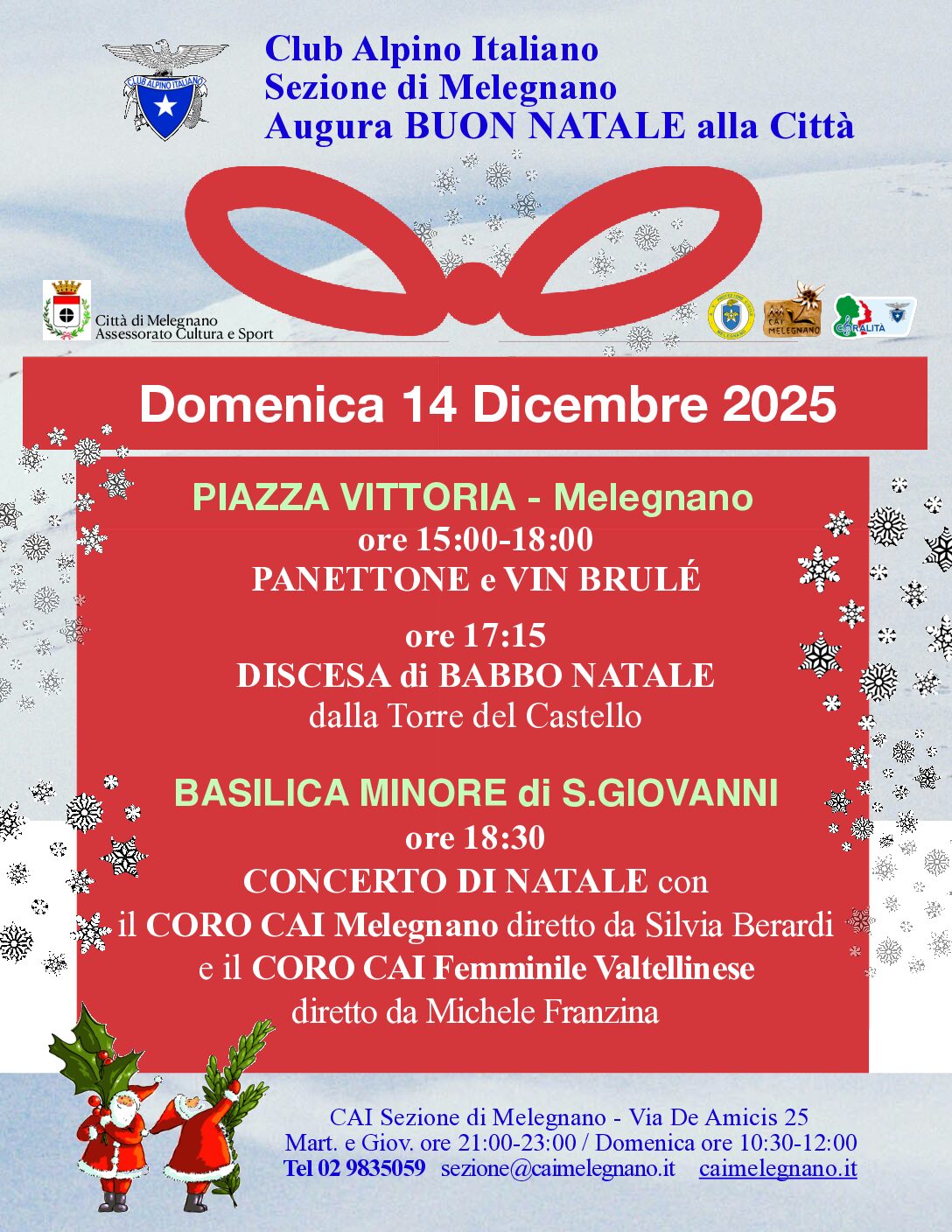 Auguri di Buon Natale alla città